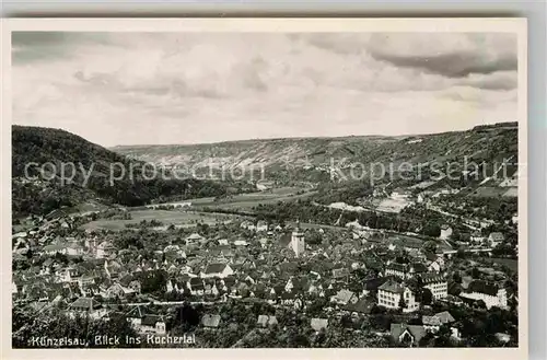 AK / Ansichtskarte Kuenzelsau Blick ins Kochertal Kat. Kuenzelsau