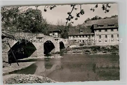 AK / Ansichtskarte Bad Ingelfingen Kocherbruecke Zollhaus Kat. Ingelfingen