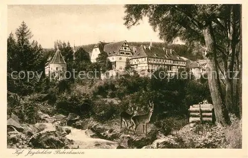 AK / Ansichtskarte Bebenhausen Tuebingen Koenigliches Jagdschloss Kat. Tuebingen