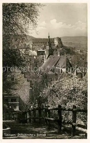 AK / Ansichtskarte Tuebingen Stiftskirche Schloss Kat. Tuebingen