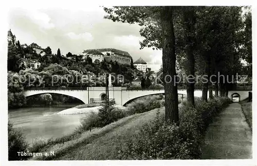 AK / Ansichtskarte Tuebingen Allee Bruecke Kat. Tuebingen