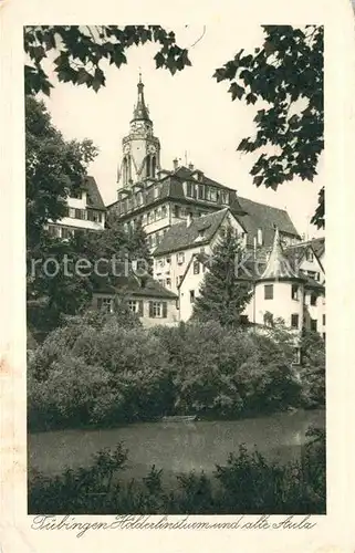 AK / Ansichtskarte Tuebingen Hoelderlinturm alte Aula Kat. Tuebingen