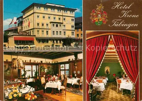 AK / Ansichtskarte Tuebingen Hotel Krone Kat. Tuebingen