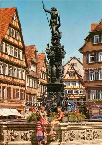 AK / Ansichtskarte Tuebingen Neptunbrunnen Marktplatz Kat. Tuebingen