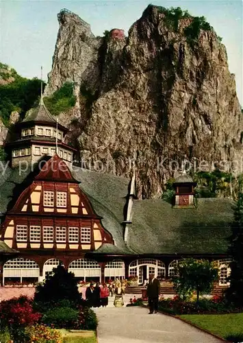 AK / Ansichtskarte Bad Muenster Stein Ebernburg Baederhaus Rheingrafenstein  Kat. Bad Muenster am Stein Ebernburg