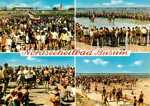 AK / Ansichtskarte Buesum Nordseebad Strand Kat. Buesum