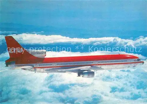 AK / Ansichtskarte Flugzeuge Zivil LTU TriStar L 1011 1  Kat. Airplanes Avions