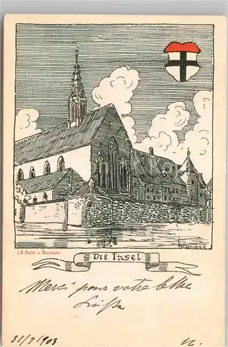 AK / Ansichtskarte Konstanz Bodensee Die Insel Kat. Konstanz