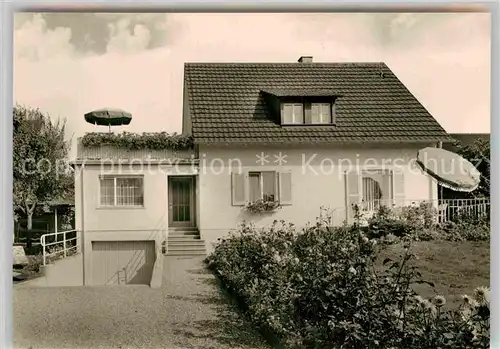 AK / Ansichtskarte Hagnau Bodensee Gaestehaus Baur Kat. Hagnau am Bodensee