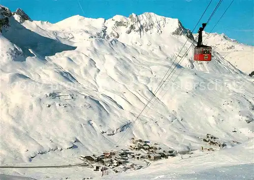 AK / Ansichtskarte Seilbahn Zuers am Arlberg Madloch Omeshorn  Kat. Bahnen