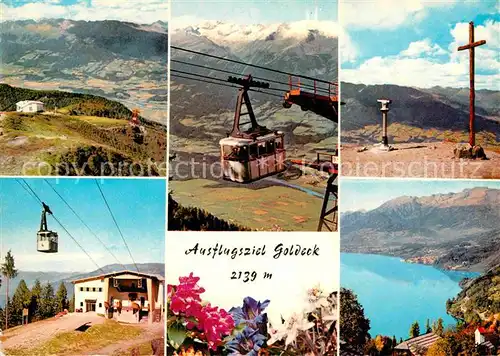 AK / Ansichtskarte Seilbahn Goldeck Bergstation Hoehenrestaurant  Kat. Bahnen