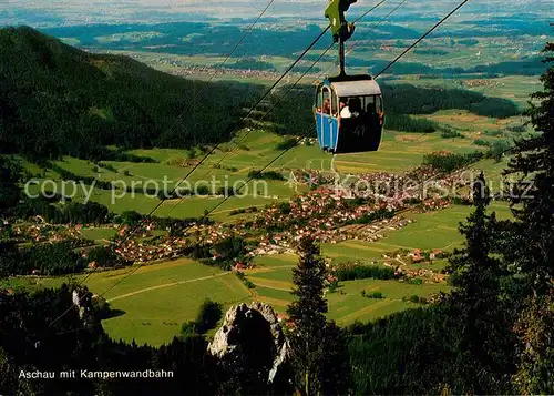 AK / Ansichtskarte Seilbahn Kampenwand Aschau  Kat. Bahnen