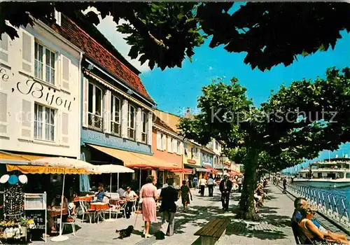 AK / Ansichtskarte Meersburg Bodensee Seestrasse Promenade Kat. Meersburg