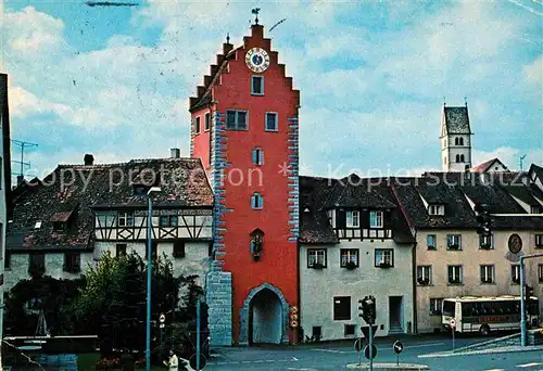 AK / Ansichtskarte Meersburg Bodensee Stadtgraben Obertor Kat. Meersburg