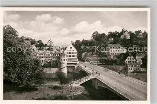 AK / Ansichtskarte Tuebingen Eberhardsbruecke Kat. Tuebingen