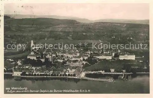 AK / Ansichtskarte Meersburg Bodensee Fliegeraufnahme Kat. Meersburg