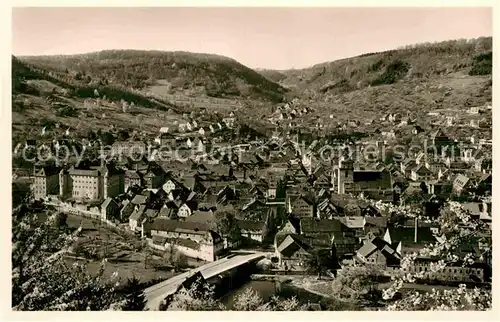 AK / Ansichtskarte Kuenzelsau Panorama  Kat. Kuenzelsau