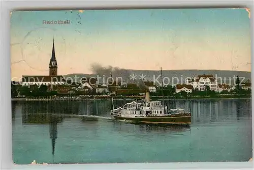 AK / Ansichtskarte Radolfzell Bodensee Hafen Personendampfer Kat. Radolfzell am Bodensee