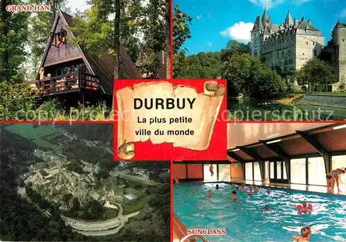 AK / Ansichtskarte Durbuy Bungalowpark Sunglass Grand Han Schloss Hallenbad Kat. 