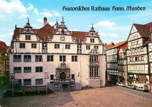 AK / Ansichtskarte Hann. Muenden Historisches Rathaus Kat. Hann. Muenden