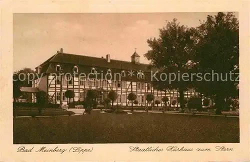 AK / Ansichtskarte Bad Meinberg Kurhaus am Stern Kat. Horn Bad Meinberg