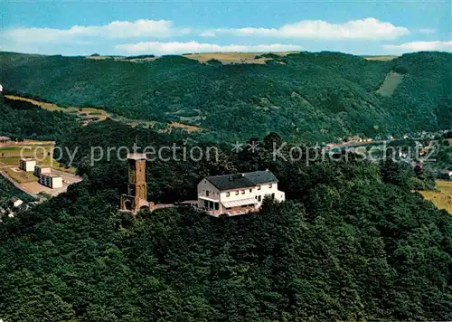 AK / Ansichtskarte Bad Ems Cafe Restaurant Berghotel Concordiaturm Lahntal Fliegeraufnahme Kat. Bad Ems