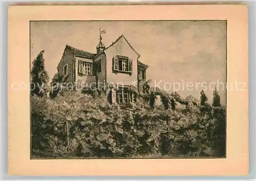 AK / Ansichtskarte Meersburg Bodensee Annettes Fuerstenhaeusl Kat. Meersburg