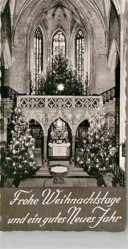 AK / Ansichtskarte Tuebingen Weihnachts Neujahrswuensche Kirche  Kat. Tuebingen