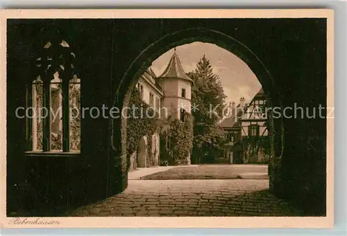 AK / Ansichtskarte Bebenhausen Tuebingen Schlosshof Kat. Tuebingen