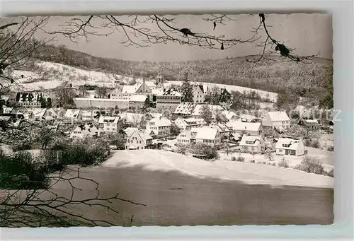 AK / Ansichtskarte Bebenhausen Tuebingen Winterlandschaft Skiwiese Kat. Tuebingen