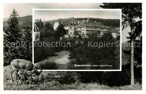 AK / Ansichtskarte Bebenhausen Tuebingen Ehem Jagdschloss Kat. Tuebingen