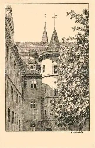 AK / Ansichtskarte Tuebingen Hof des Wilhelmsstifts Kat. Tuebingen