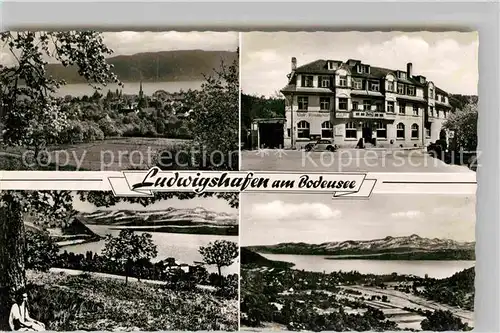 AK / Ansichtskarte Ludwigshafen Bodensee Hotel Pension Zum goldenen Loewen Kat. Bodman Ludwigshafen