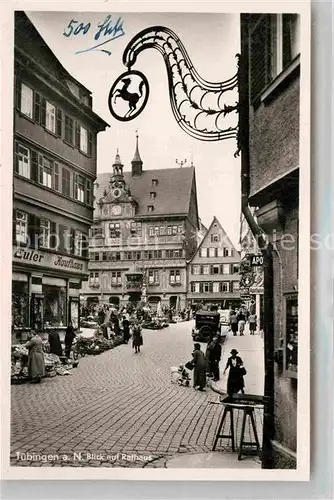 AK / Ansichtskarte Tuebingen Rathaus Kat. Tuebingen