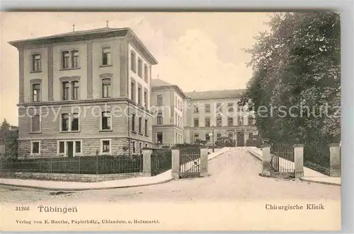 AK / Ansichtskarte Tuebingen Chirurgische Klinik Kat. Tuebingen