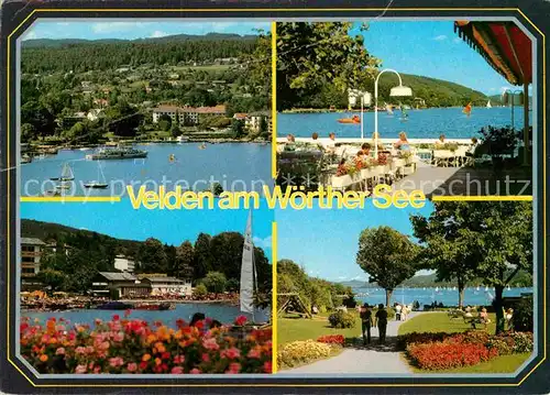 AK / Ansichtskarte Velden Woerther See Cafe Park Kat. Velden am Woerther See