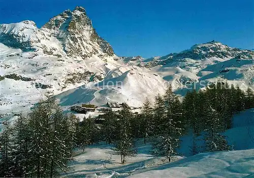 AK / Ansichtskarte Breuil Cervinia Panorama invernale Valle d Aosta Kat. Cervinia