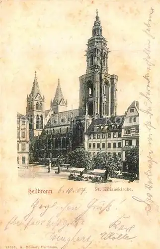 AK / Ansichtskarte Heilbronn Neckar Sankt Kilianskirche Kat. Heilbronn