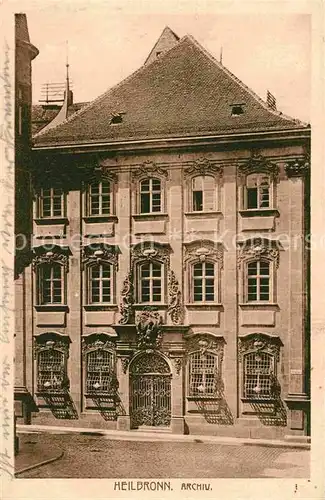 AK / Ansichtskarte Heilbronn Neckar Archiv Kat. Heilbronn