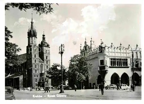 AK / Ansichtskarte Krakow Malopolskie Rynek Glowny  Kat. Krakow