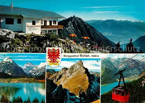 AK / Ansichtskarte Pertisau Achensee Berggasthof Rofan Ebnerjoch Hochiss Rofanseilbahn Kat. Eben am Achensee