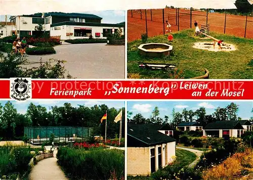 AK / Ansichtskarte Leiwen Mosel Ferienpark Sonnenberg Tennis Spielpaltz 