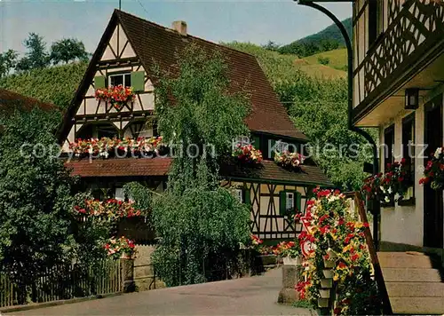 AK / Ansichtskarte Sasbachwalden Fachwerk Kat. Sasbachwalden