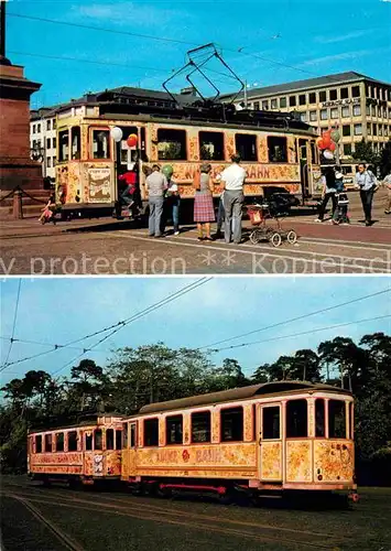 AK / Ansichtskarte Strassenbahn Kinderbahn Strassenbahn Triebwagen Typ ST 2 Darmstadt Kat. Strassenbahn