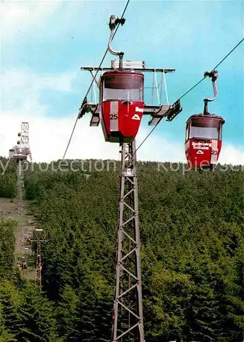 AK / Ansichtskarte Seilbahn Bocksberg Goslar Hahnenklee  Kat. Bahnen