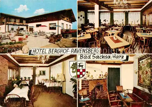 AK / Ansichtskarte Bad Sachsa Harz Hotel Berghof Ravensberg  Kat. Bad Sachsa