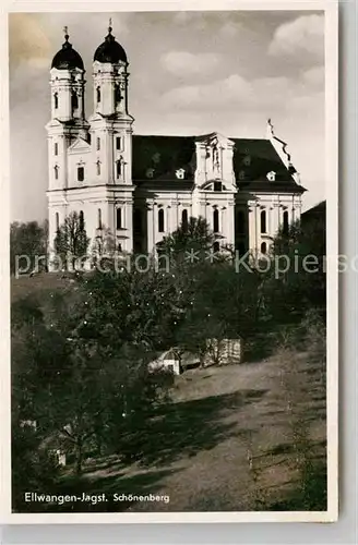 AK / Ansichtskarte Ellwangen Jagst Wallfahrtskirche Schoenenberg  Kat. Ellwangen (Jagst)