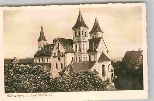 AK / Ansichtskarte Ellwangen Jagst Stiftskirche  Kat. Ellwangen (Jagst)