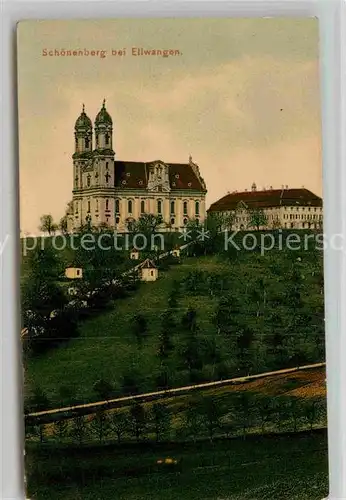 AK / Ansichtskarte Ellwangen Jagst Wallfahrtskirche Schoenenberg  Kat. Ellwangen (Jagst)