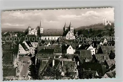 AK / Ansichtskarte Ellwangen Jagst Schloss Wallfahrtskirche Schoenenberg  Kat. Ellwangen (Jagst)